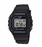 Montre Casio W-218H-1AVEF - Digitale, Résine, Étanche 5 ATM, Chronomètre 1/100 s, LED, Alarme, Pile 7 ans à 21.98 €