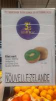 Intetmarché : 3€50 Les 6 kiwis vert CAT 2 à 0.75 €