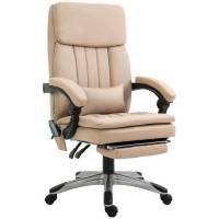 Fauteuil de Bureau Massant Vinsetto - Simili Cuir (Vendeur Tiers) à 75.9 €