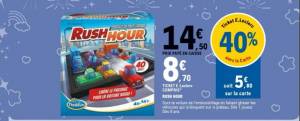 Jeu de logique - Rush Hour, Casse-tête, Embouteillage, 40 défis 4 niveaux (via 5,8€ de fidélité) à 8.7 €