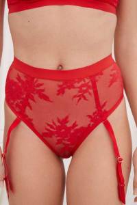 Sélection de lingerie outlet exemple Tanga taille haute Nella - Rouge - Darjeeling taille XS à M à 2.99 €