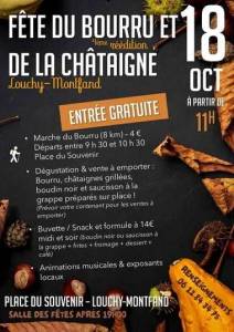 Dégustation gratuite de bourru, châtaignes grillées, boudin noir et saucisson à la grappe - Louchy-Montfand (03) à 0 €