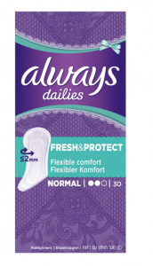 Protège-slips Fresh & Protect Always GRATUIT avec bénéfice de 1,47€ !!! ( Valable partout )