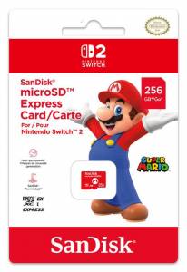 Nintendo Carte mémoire micro SD express 256 Go SanDisk à 49.99 €