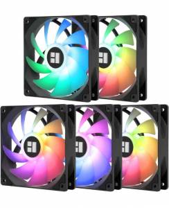 Lot de 5 ventilateurs Thermalright TL-C12C-S CPU Air Fan 120mm ARGB à 18.63 €