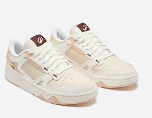 Baskets en cuir Decathlon CJ80 femme Beige et pastel - 2 coloris à 24.99 €
