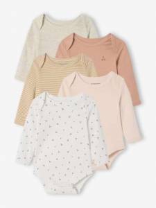 Lot de 5 bodies - tailles du 54 au 97 cm (12,87 € via TheCorner) à 13.99 €