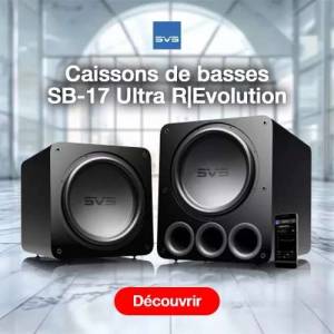 Promotion - Subwoofers SVS Serie 3000 à 899 €