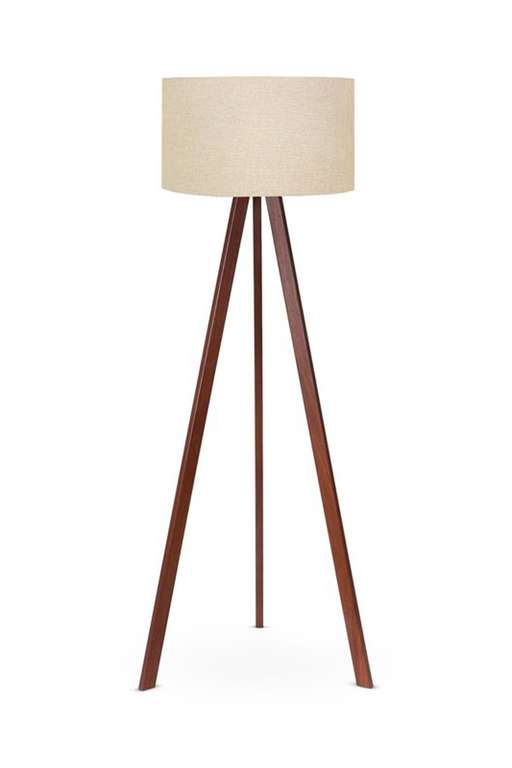 Lampadaire trépied Ayd - Beige et marron à 19.9 €