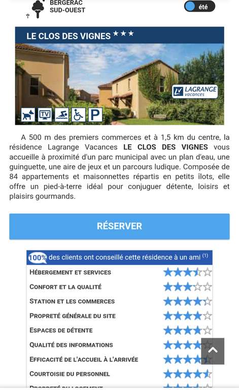 Ventes Flash Lagrange Vacances - Vacances de la Toussaint à 145 €