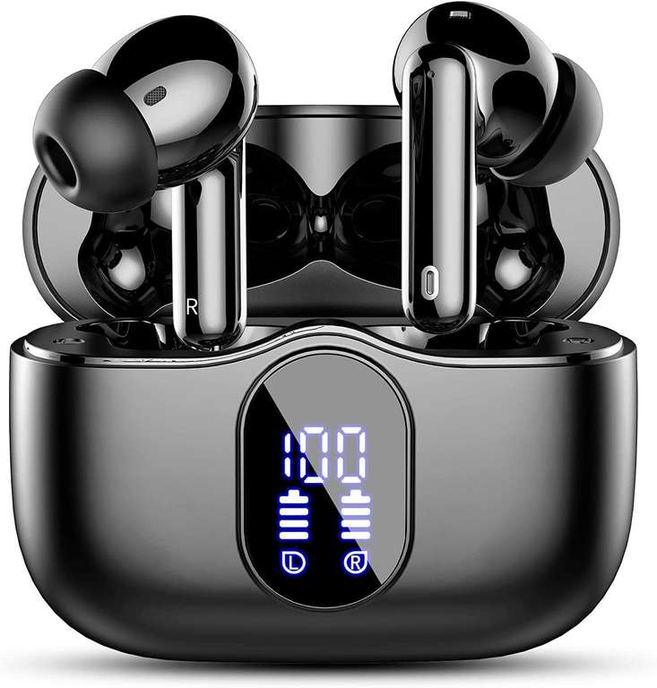 Ecouteurs sans fil Btootos Bluetooth 5.3 - avec 4 ENC Réduction Antibruit (vendeur tiers) à 23.98 €