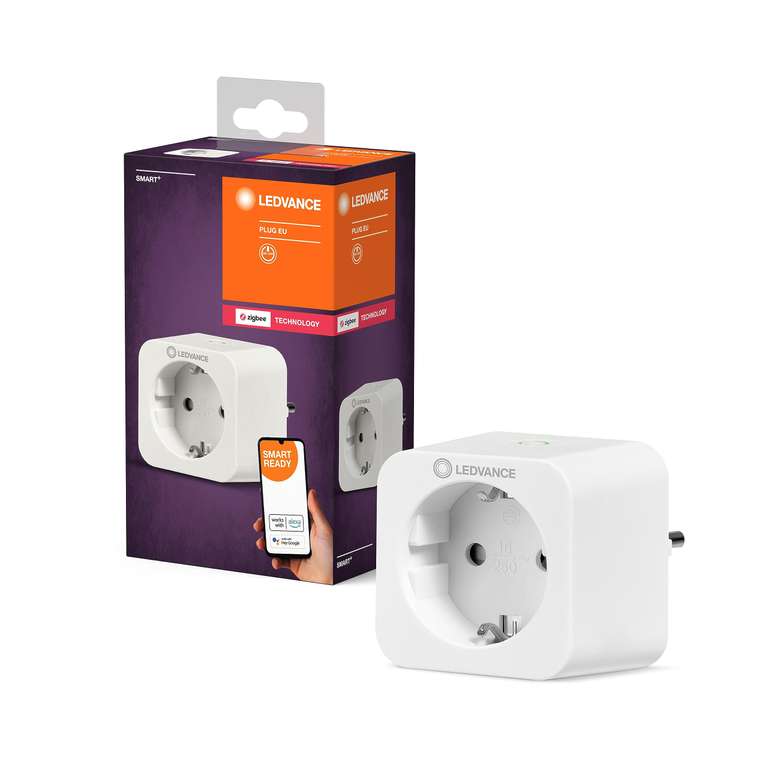 Lot de 4 Prises connectées Ledvance - Zigbee, compatible avec Alexa & Google Assistant à 30 €