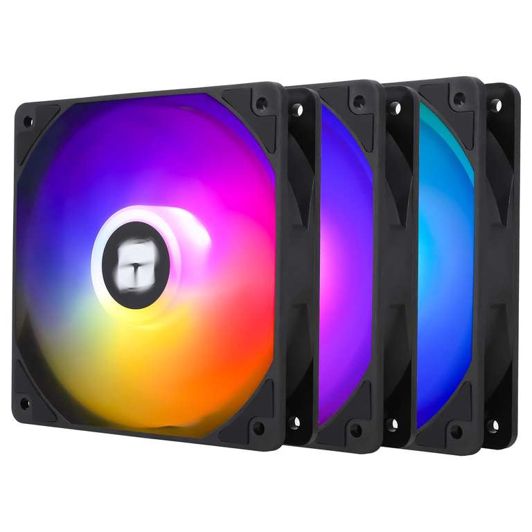 Lot de 3 Ventilateurs Thermalright TL-C12C-S - Air Fan 120mm ARGB, PWM à 4 Broches, jusqu'à 1550 tr/min (Vendeur Tiers) à 13.83 €