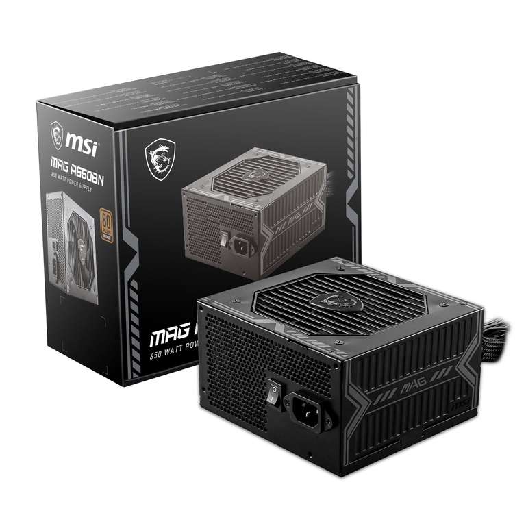 MSI MAG A650BN Bloc d'alimentation 650W à 51.44 €