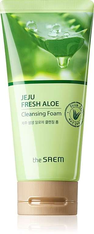 Mousse nettoyante douce The Saem Jeju Fresh Aloe Vera 92% - 150 g à 6.2 €
