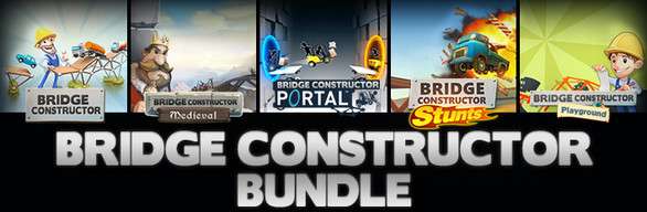 Bridge Constructor Bundle (5 jeux + 2 DLC) sur PC (Dématérialisé-Steam) à 4.43 €