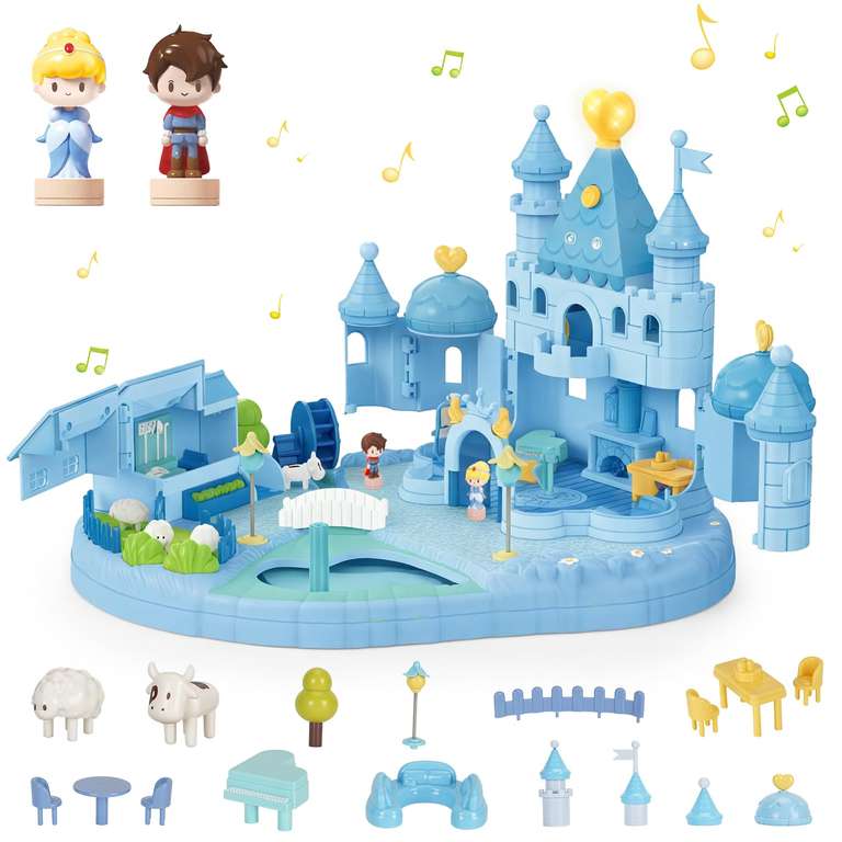 Maison de Poupée Fygurso Château de Princesse (Via Coupon - Vendeur Tiers) à 14.99 €