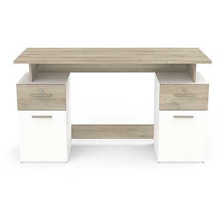 Bureau compact avec 2 caissons à 99 €