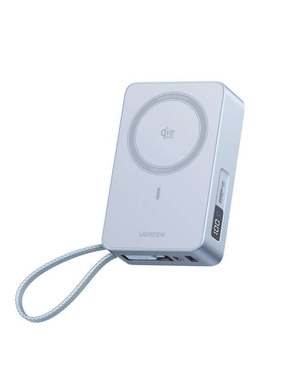 UGREEN Chargeur magnétique sans fil – 15W – Compatible iPhone (MagSafe) – USB-C à 89.99 €