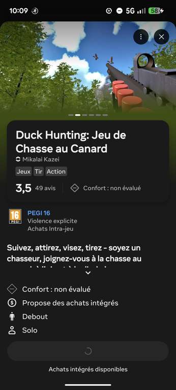 Jeu chasse gratuit meta à 0 €