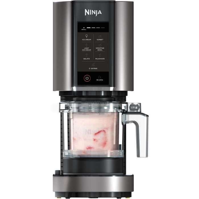 Sorbetière Creami NC300EU Ninja - Capacité 1,4 l, 800 W((139,99 avec le code HELLO10 nouveaux clients) à 149.99 €