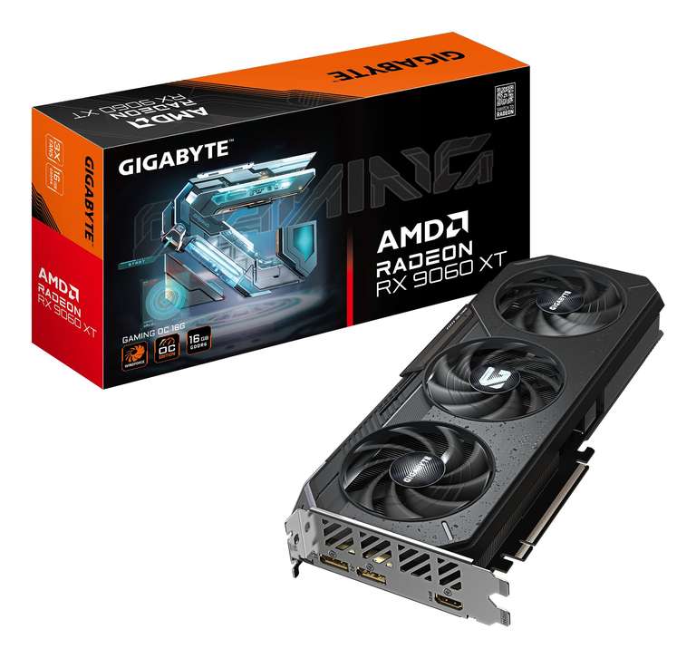 Gigabyte Radeon RX 9060 XT Gaming OC 16G Carte Graphique à 378 €