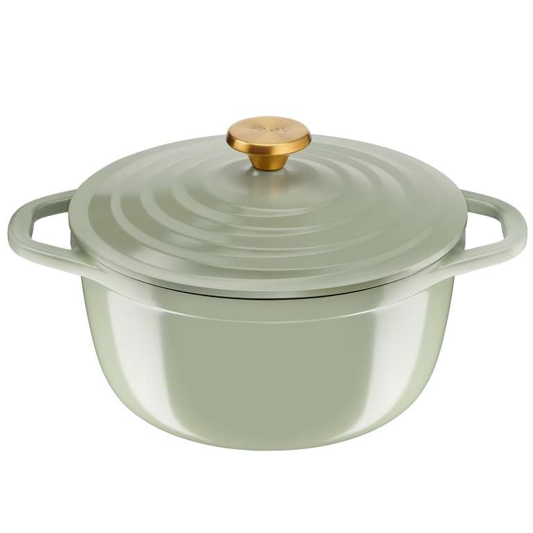 Cocotte en fonte d'aluminium Tefal - 24cm, 4-5 personnes, Induction à 37.99 €