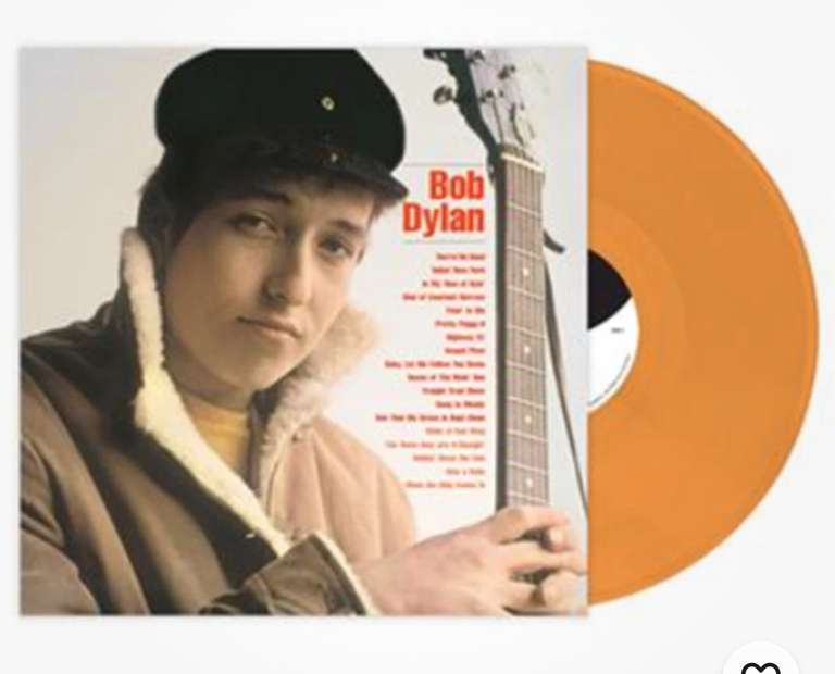 Vinyle Bob Dylan Dylan Bob édition limitée Orange à 15 €