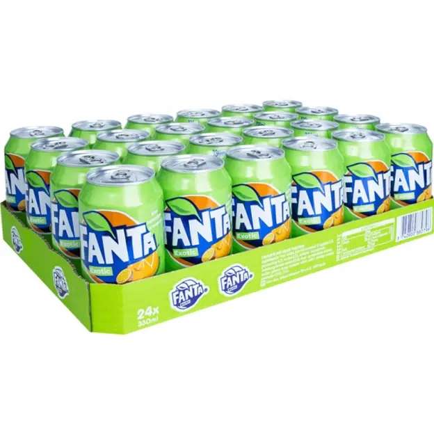 Fanta Exotic pack de 24 canettes à 7.04 €