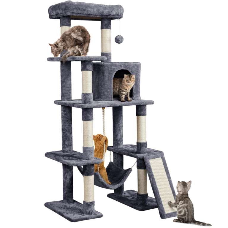 Arbre à Chat XXL Yaheetech 159,5 cm [Via Coupon - Vendeur Tiers] à 54.3 €