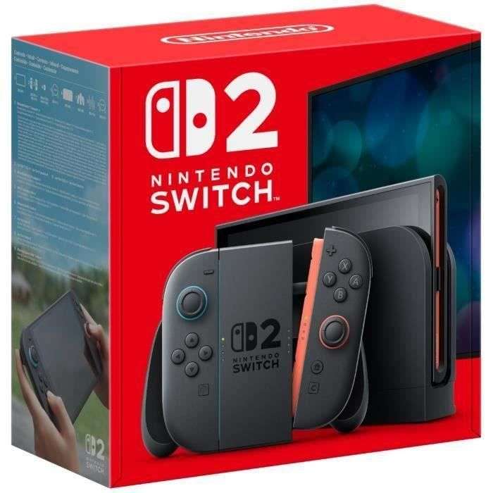 Console Nintendo Switch 2 • Bleu Clair & Rouge Clair Occasion - (Occasion - Excellent état) à 359.99 €