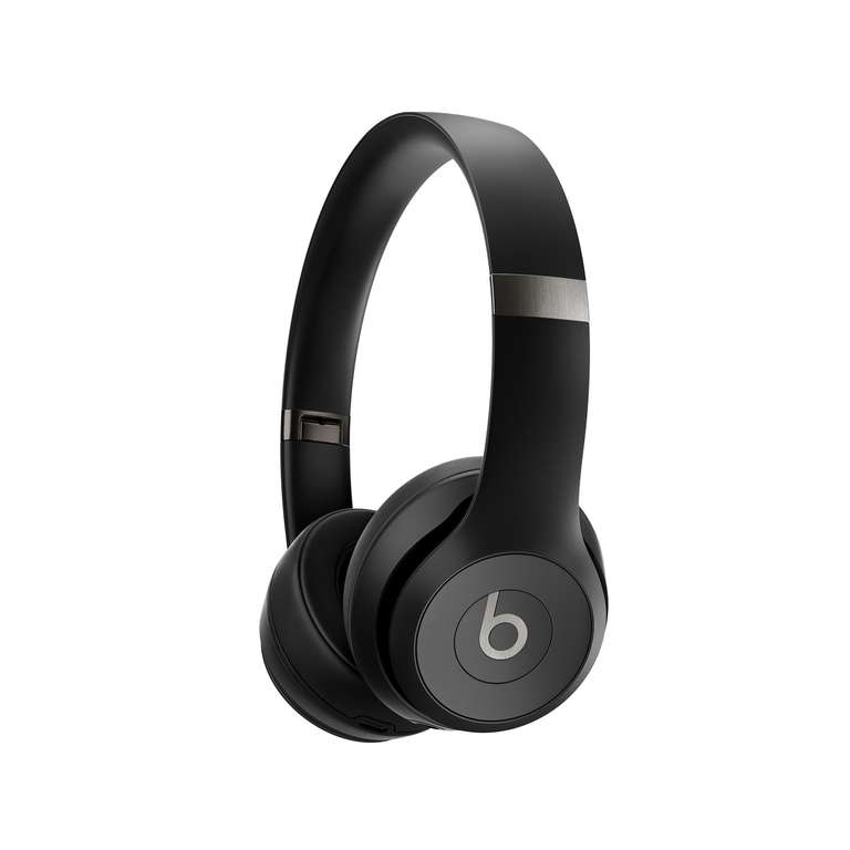 Beats Solo 4 – Casque Supra-auriculaire sans Fil Bluetooth, Apple et Android Compatible, 50 Heures d’autonomie – Noir Mat à 129 €