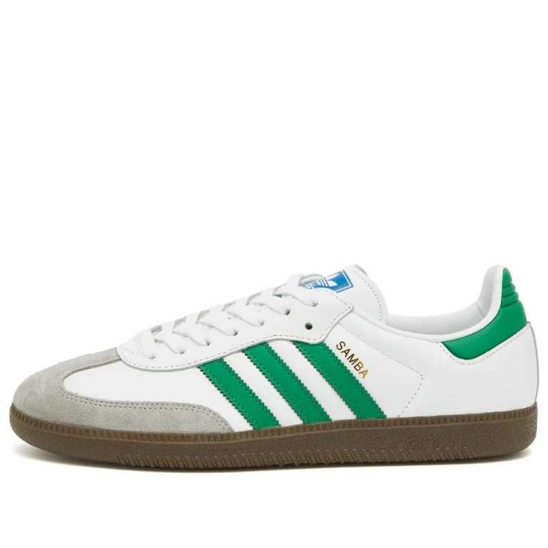 Adidas Samba OG Blanc et vert du 35.2/3 au 39.1/3 à 46 €