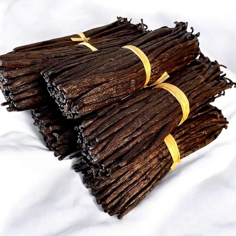 10 Gousses de Vanille Bourbon de Madagascar - 14cm -