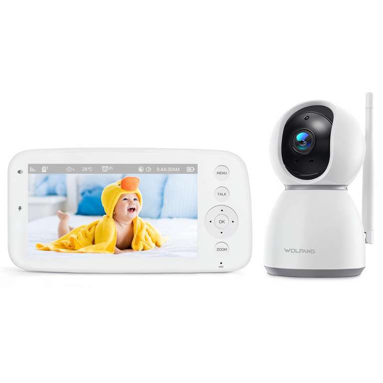Babyphone caméra Wolfang WB03 à 51.99 €