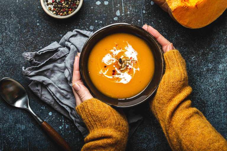 Dégustation gratuite de soupe au potiron, produits laitiers fermiers et jus - Ferme de Saint-Thibault-des-Vignes (77) à 0 €