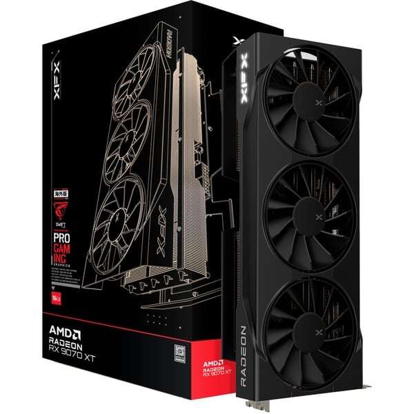 Carte Graphique XFX Radeon RX 9070 XT Swift - 16Go GDDR6 à 646 €