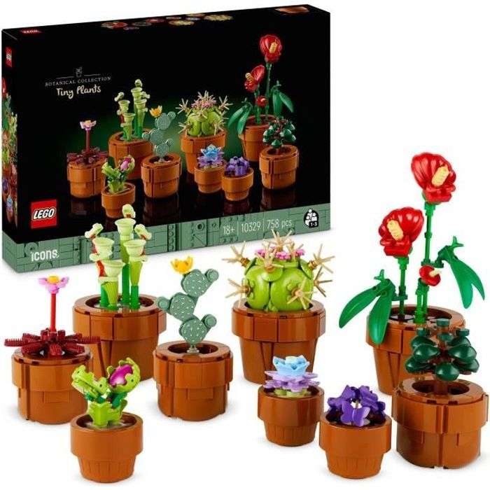 Lego Icons 10329 Les Plantes Miniatures à 32.79 €