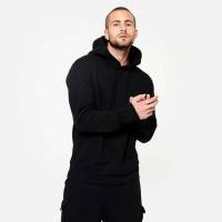 Sweat à capuche Domyos - Chaud en molleton, Noir ou kaki, S à 2XL à 14.99 €