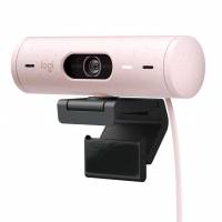 Webcam Logitech Brio 500 : Streaming HD, Expo Auto, Mode Show- Rose à 86.38 €