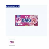 Boite de 29 doses de Lessive dosette OMO - parfum rose & lilac blanc. à 6.53 €