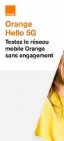Orange Hello 5G 20go offert via esim pendant 31 jours (sans engagement) à 0 €
