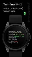 Cadran smartwatch Terminal Watch face gratuit sur Android (Dématérialisé - Wear OS) à 0 €