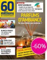 plus de 250 titres à -60% - Ex : abonnement 60 millions de consommateurs (prix mensuel)( pour toute commande de magazine d'un an minimum) ) à 1.92 €