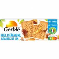 Lot de 6 Boîtes de 200g de Biscuits Miel Châtaigne Graines de Lin Gerblé à 5.37 €