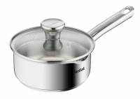 Casserole Tefal 16 cm A7052263 - Couvercle filtrant, Induction, Acier inoxydable 18/10 haute qualité, Garantie 10 ans, Duetto à 19.99 €