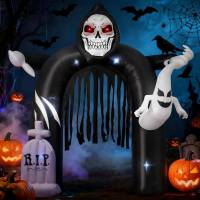 Arche gonflable d'halloween GVDV - 3m avec fantôme et lumières led (Vendeur tiers - via coupon) à 49.99 €