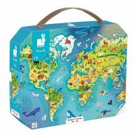 Puzzle Janod - Le Monde 100 Pièces à 6.56 €