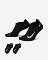 Lot de 2 Paires de Chaussettes de Running invisibles Nike Multiplier - Noir, Tailles du 34 au 50 à 9.99 €