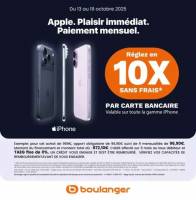 Financement en 10 fois sans frais des iphones à 0 €